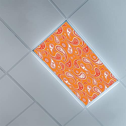 Tampas de luz fluorescentes para o teto dos painéis de luz dos painéis queimam laranja-fluorescentes capas