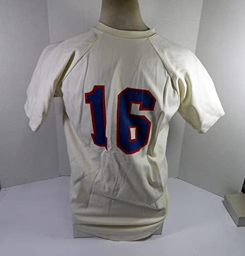 Os anos 90 Butte Copper Kings 16 Game usou White Jersey L DP44046 - Jerseys de MLB usados ​​no jogo