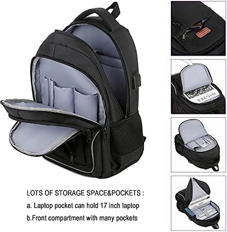 Mochila de laptop de viagem para homens Mulheres mochilas de laptop de trabalho à prova d'água