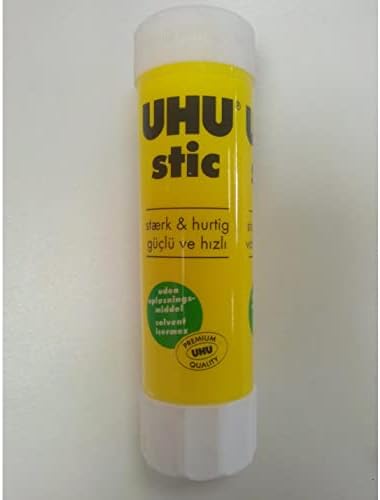 UHU STIC - 0,29 oz / 8,2g de cola transparente - pacote de 3