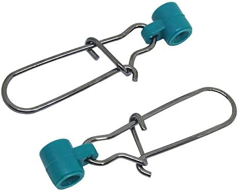 25/50/100 PCs Linha de pesca Slides Slides Duo Lock Snaps de alta resistência Slider de aço inoxidável