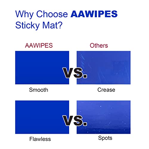 Aawipes Sticky Mats 18 x 36 e panos de polimento premium