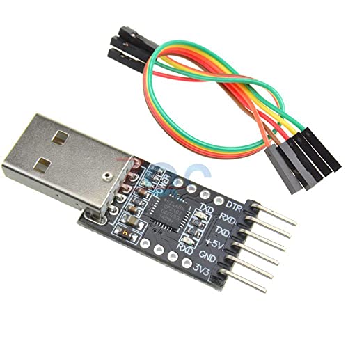 CP2102 USB 2.0 para UART TTL Serial 6 Pin Conversor Connector Módulo com cabo dupont de 5 pinos