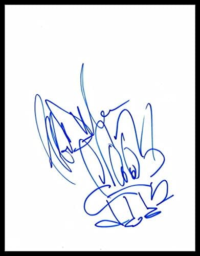 Jeffrey Dean Morgan assinou o autógrafo esboço desenhado à mão - Supernatural, Anatomia de Gray, a boa esposa,