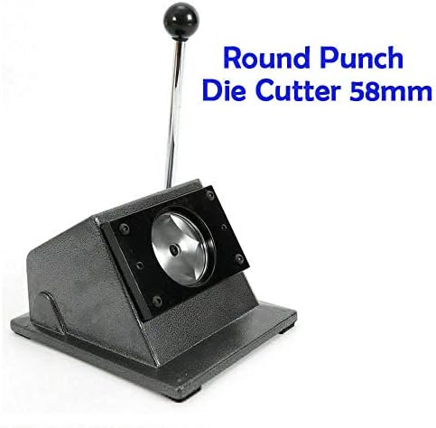 Fabricante de botões, 58 mm de cortador de distintivo gráfico de botão/cartão/cartão/crachá manual