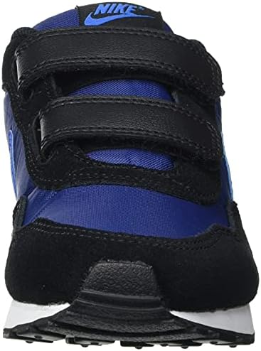 Tênis de corrida valente do Nike Boy, sinal de vazio azul preto branco, 4,5 EUA