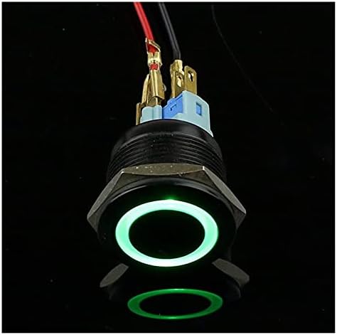 Eksil 19mm Alumina Metal Butchen Ring Diarfragma LED travando auto-reset Momento 1No 1NC