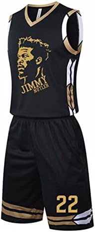 Jerseys de basquete HMWIWAR e shorts para homens, camisa de impressão de impressão de retratos de basquete
