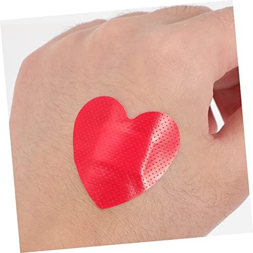 Esquema de 100 PCs em forma de coração Bandagem estéril Bandragem estéril Placas de feridas respiráveis ​​Primeiros