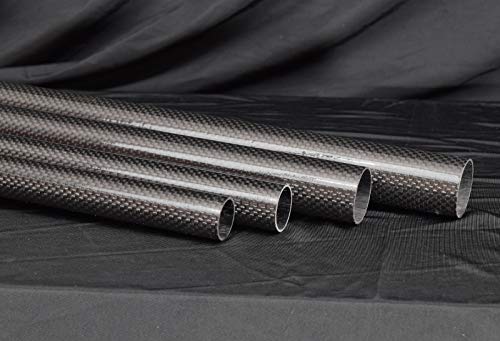 US Whabest 1pcs Tubo de fibra de carbono 3k de alto brilho 14 mm OD x 12mm ID x 1000 mm de comprimento/tubulação/tubo/eixo
