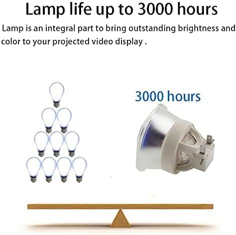 Lâmpada de lâmpada projetor v13h010l79 / v13h010l80 para epson elplp79 elplp80 brightlink pro 585wi