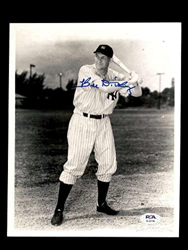 Bill Dickey PSA DNA assinado 8x10 Autógrafo Yankees - Fotos autografadas da MLB
