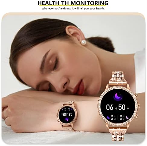 Soinfo Smart Watch for Women With Answer/Fak Call, Bluetooth SmartWatch para Android IOS Phone Pressão