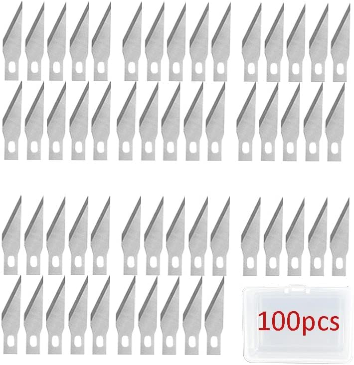 11 lâminas de aço inoxidável Facas de gravura Blades Cuttter Cutther Knives para esculpir Crafts de couro