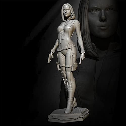 Goodmoel 1/24 agente feminino resina guerreira kit de figura não montada e sem pintura miniaturas/ti-3268