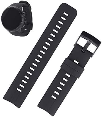 Bandas de relógio sencato compatíveis com hr esporte de Suunto Spartan, pulseira clássica de substituição de borracha