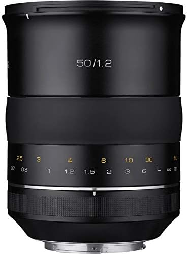 Rokinon SP 50mm F1.2 Lente de foco manual de desempenho especial de quadro completo para Canon EF