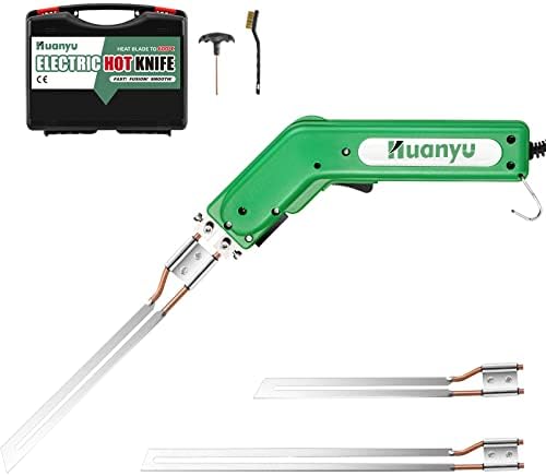 Faca de faca quente de faca de faca elétrica Huanyu Cutter Faca, cortador de isopor 4 +6 Faca de espuma reta 150W,
