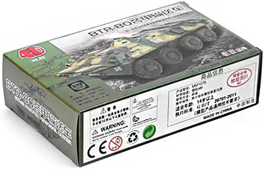 1/72 escala BTR-80 Modelo de rodas com rodas Modelo militar Modelo Diecast Tank Modelo para coleção