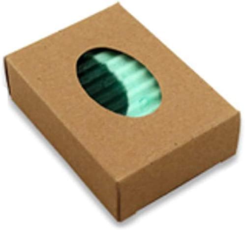 CRAFter's Choice Kraft Oval Window Soap Box - 10 pacote