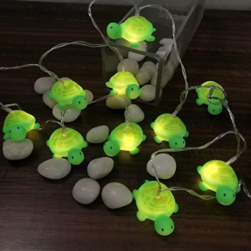 1,65m Luzes de tartaruga fofas luzes de tartaruga luzes de tartaruga operada 10leds Fairy Lights for Kids