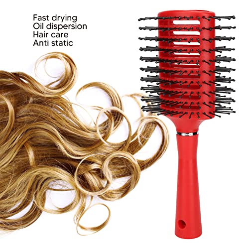 Escova de cabelo redonda, dispersão de óleo de secagem rápida pente redondo para barbearia