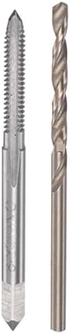 Conjuntos de Tap & Bits Harfington, 6-32 UNC 2B Máquina de flauta reta Torneira de moagem, 2,6 mm M35