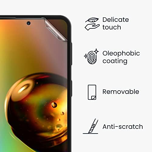 Conjunto Kwmobile de 3 protetores de tela compatíveis com o Samsung Galaxy A54 5G - Protetor de tela Crystal
