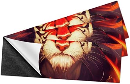 Design legal Adesivo de pára -choques magnéticos - adesivo de pára -choques de gato selvagem - adesivo criativo