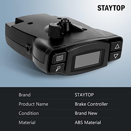 Controlador de freio elétrico Staytop para reboque, controlador de freio elétrico proporcional, controlador de