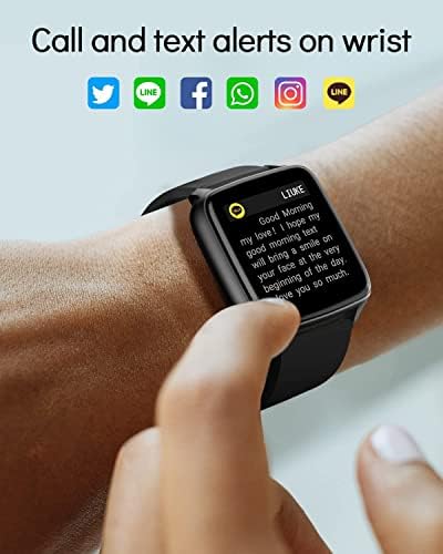Deeprio Smart Watch 1,69 polegada para telefones Android e iPhone iPhone iPhone Samsung Men Women HD
