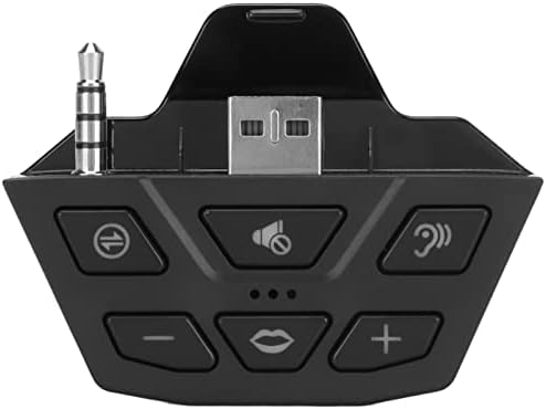 Adaptador de fone de ouvido estéreo Plug e reproduzir sem perda de gamepad Proteção de microfones