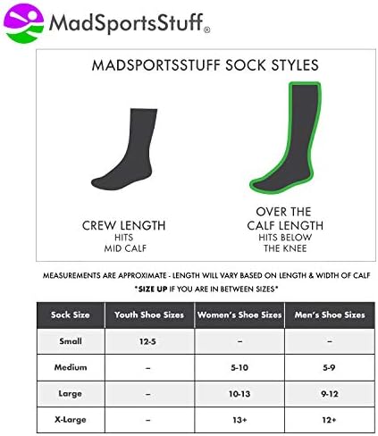 Madsportsstuff Softball ou meias de beisebol e combinação de cinto - juventude e tamanhos adultos Pro Line