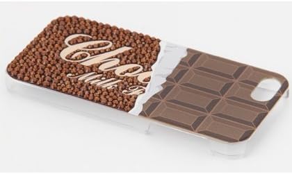 Segunda pele SAPIP5-PCCL-501-D005 Swarovski Chocolate / para iPhone 5 / Softbank