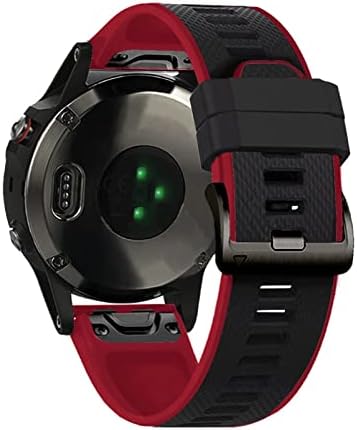 FACDEM 26 22mm Silicone Rellow Watch Bands tiras para Garmin Fenix ​​6x 6 Pro Smart Watch Watch Fand Fand