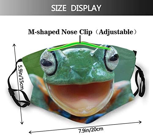 Máscara de rosto Cobertura da boca engraçada com máscaras de filtro Presentes Bandanas laváveis ​​de
