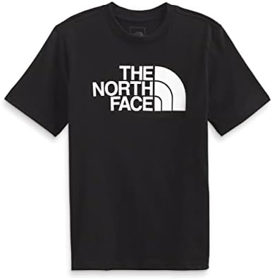 A camiseta gráfica dos garotos de North Face, TNF Black/TNF White, Pequeno