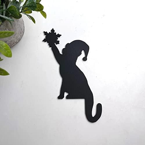 Decoração de canto da porta de gato/férias decoração/gatinho decoração/presente para amantes de gatos para amantes