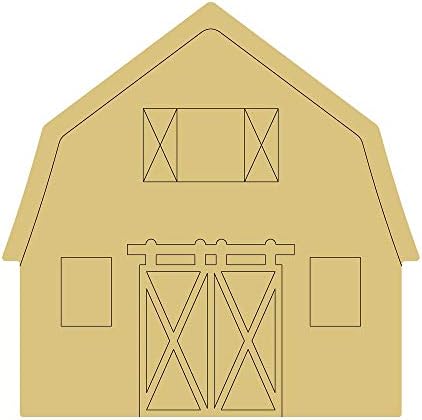 Design de celeiro por linhas recortes inacabados de porta de madeira da fazenda decoração de casa mdf forma