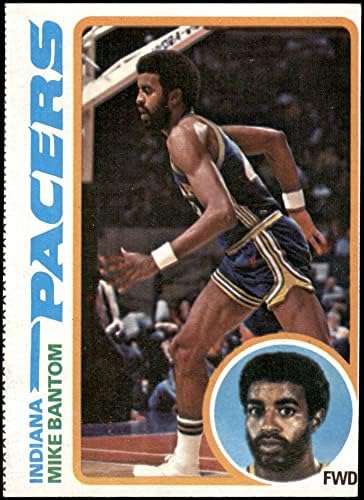 1978 Topps Card de basquete regular123 Mike Bantum, do Indiana Pacers Grade Good