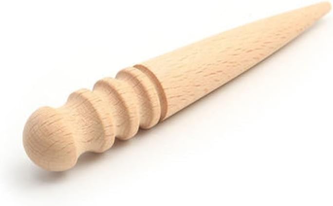 Madeira de couro de madeira maciça aresta de polimento redondo para o kit de artesanato de ferramentas de