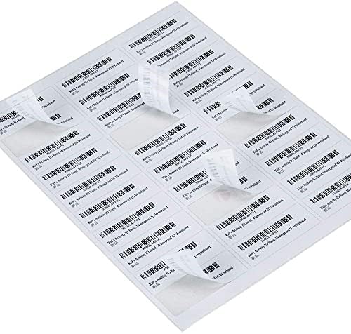 L Gostei de etiquetas de remessa de auto-adesivo de 1 x 2-5/8 para impressoras a laser e a jato de tinta,