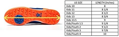 Chuteiras Kelme Laceless para crianças e jovens - sapatos de futebol para meninos e meninas - interno ou