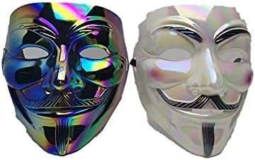 Máscaras de Halloween v para Vingada de Hackers de vingança