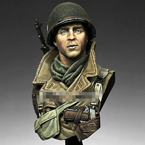 Goodmoel 1/10 Segunda Guerra Mundial Soldado Aerotransportado Resina Figura Busto Modelo / Soldado