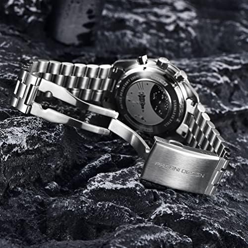 Pagani Design 1701 Moon Wristwatch Homening Homening Quartz Cronógrafo Watches