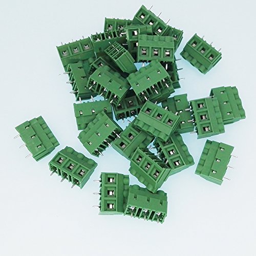 E-SIMPO® Bloco de parafuso PCB de 30 pacote, 3p 9,5mm 300V30A CE ROHS UL