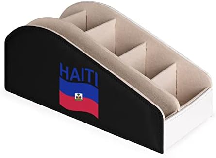 Bandeira do suporte de controle remoto do Haiti com 6 compartimentos PU CAIXA DE ARGAZADOR REMOTO DE CALURO PAR