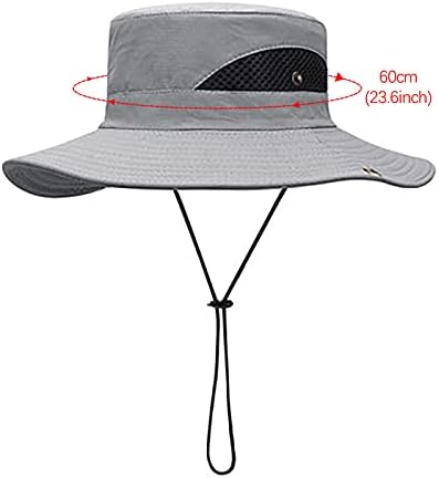 2023 Chapéus para homens, Chapéus solar de proteção UV para homens, chapéu de pesca solar chapéu rápido