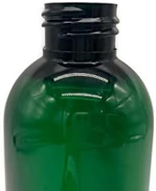 6 pacote - 8 oz -verde Cosmo Garrafas de plástico - bomba preta - para óleos essenciais, perfumes,
